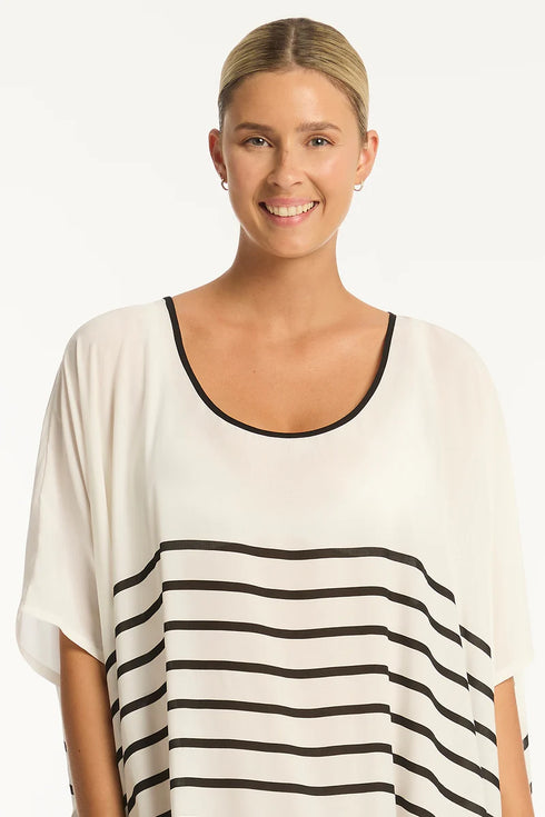 Sea Level Amalfi Scoop Neck Kaftan